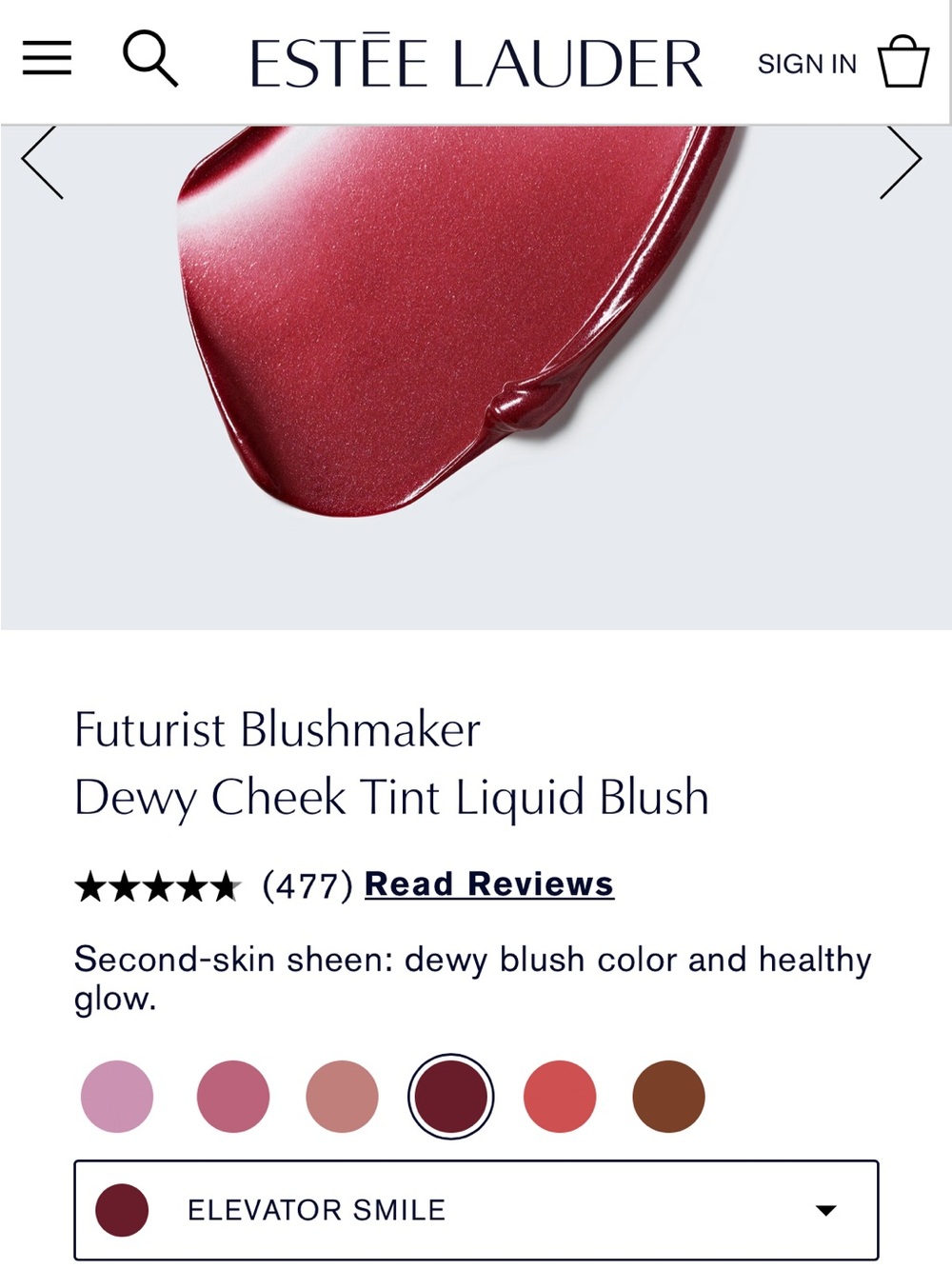 Estée Lauder Futurist Blushmaker Dewy Cheek Tint Liquid Blush 10ml - Picture 3 of 3